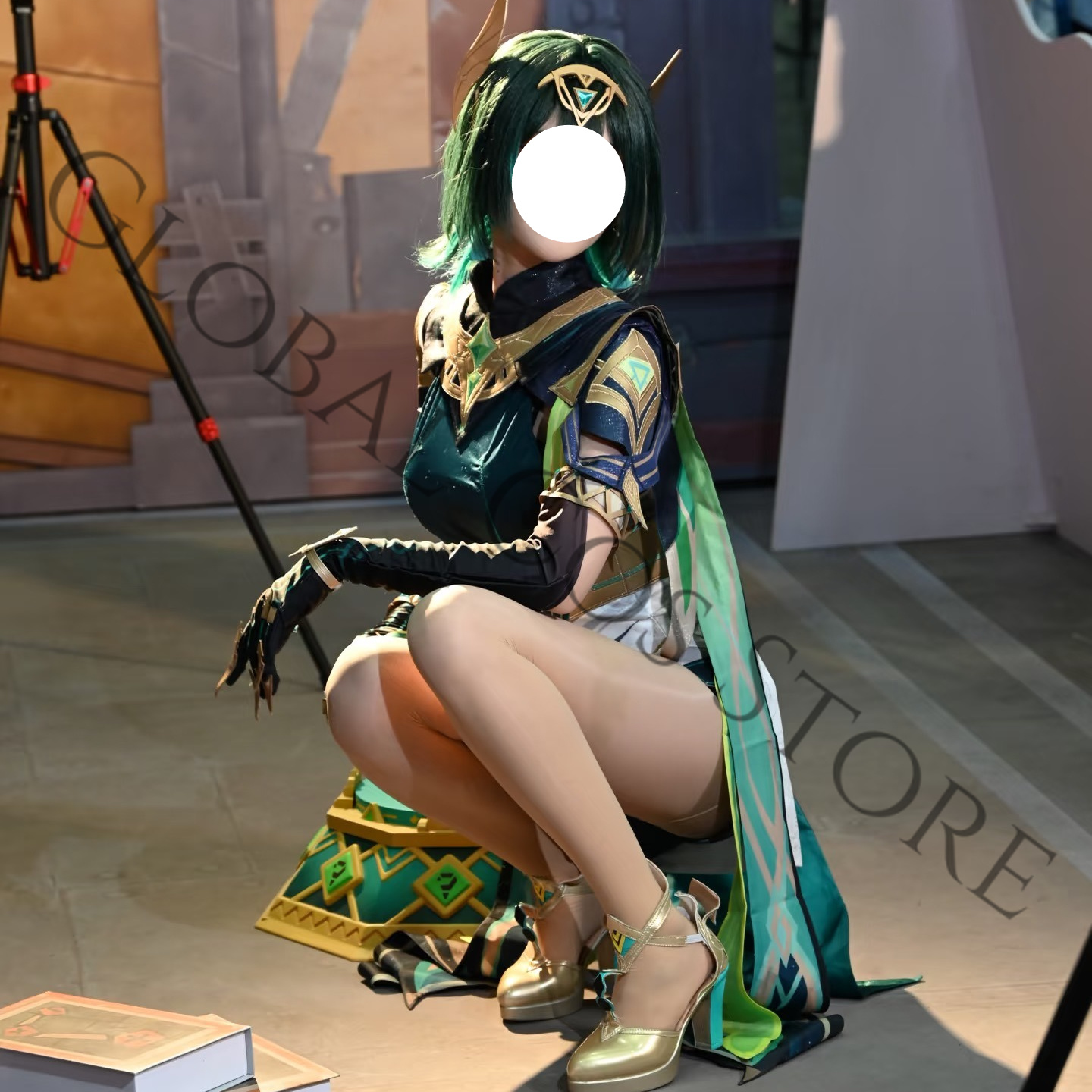 Nefer Cosplay Costume Full Set - Cosplay Wig Colored recension och pris