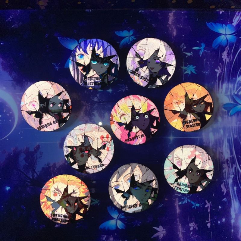 Demon Slayer Broken Badge Anim - Anime Merchandise Demon Slayer recension och pris
