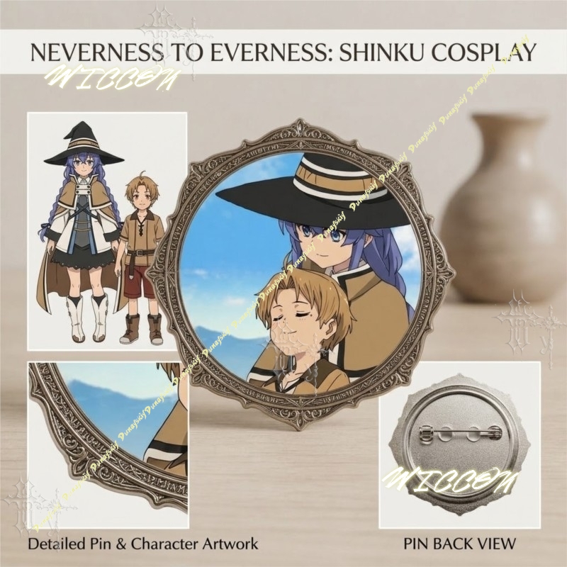 ​​Anime Mushoku Tensei Jobless - Pin Button Badge recension och pris