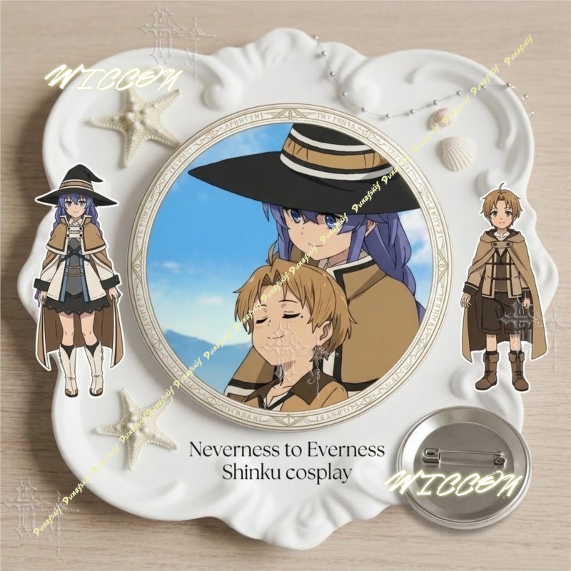 ​​Anime Mushoku Tensei Jobless - Pin Button Badge recension och pris