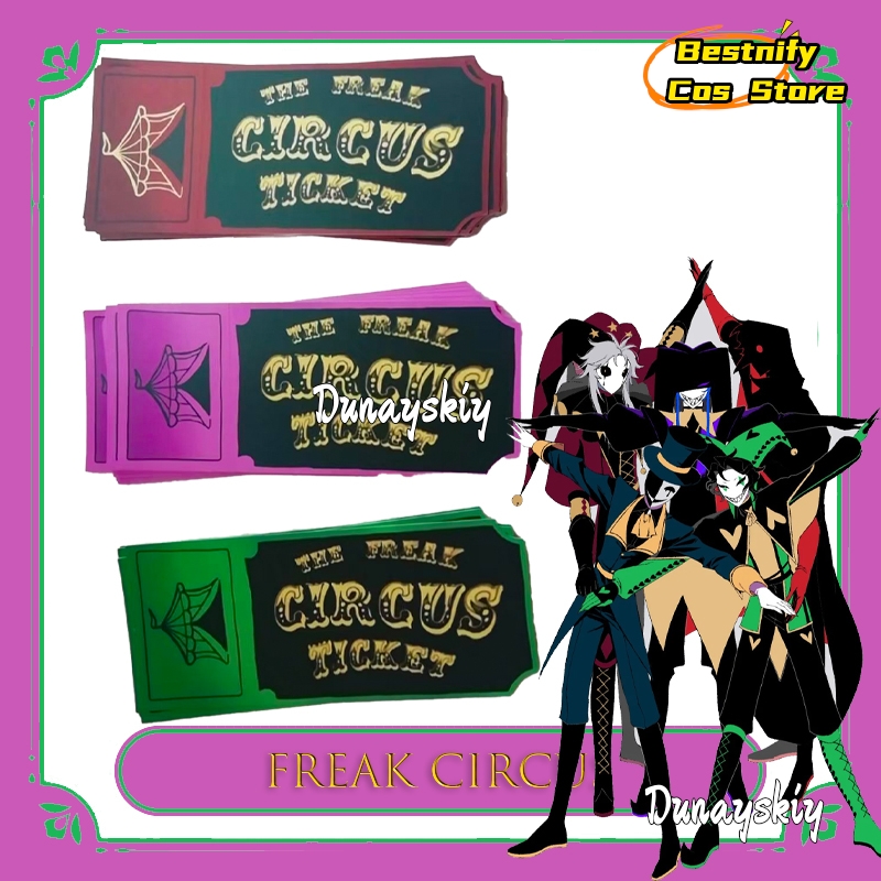 BFreak Circus Ticket Card Red  - Anime Merchandise Women recension och pris