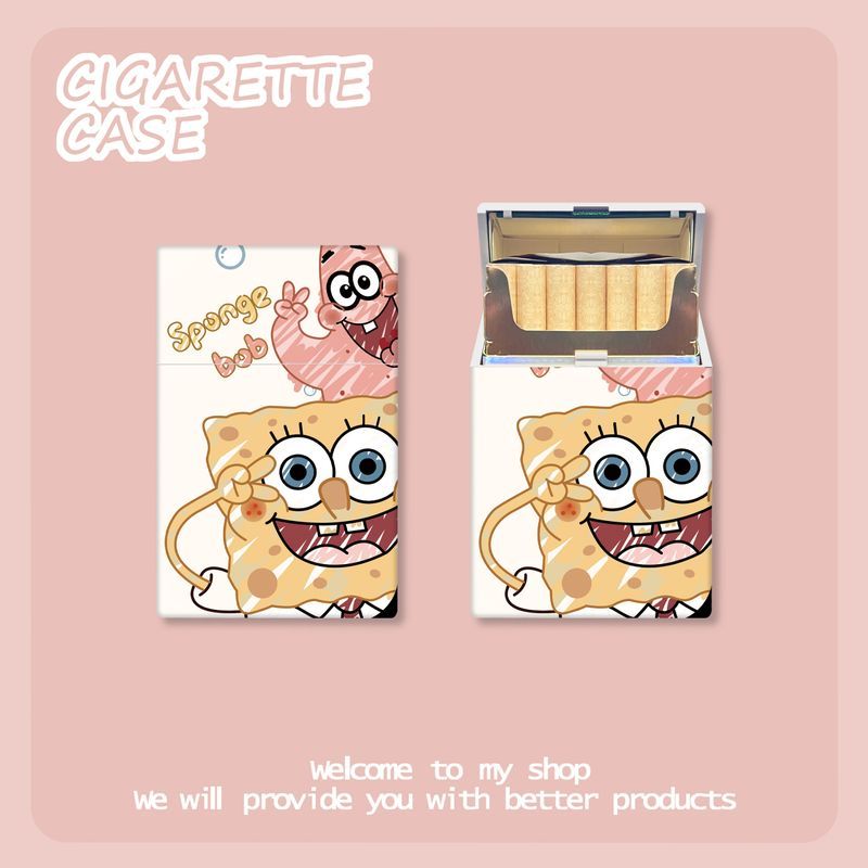 Cute SpongeBob Cigarette Case  - Manga Storage Box recension och pris
