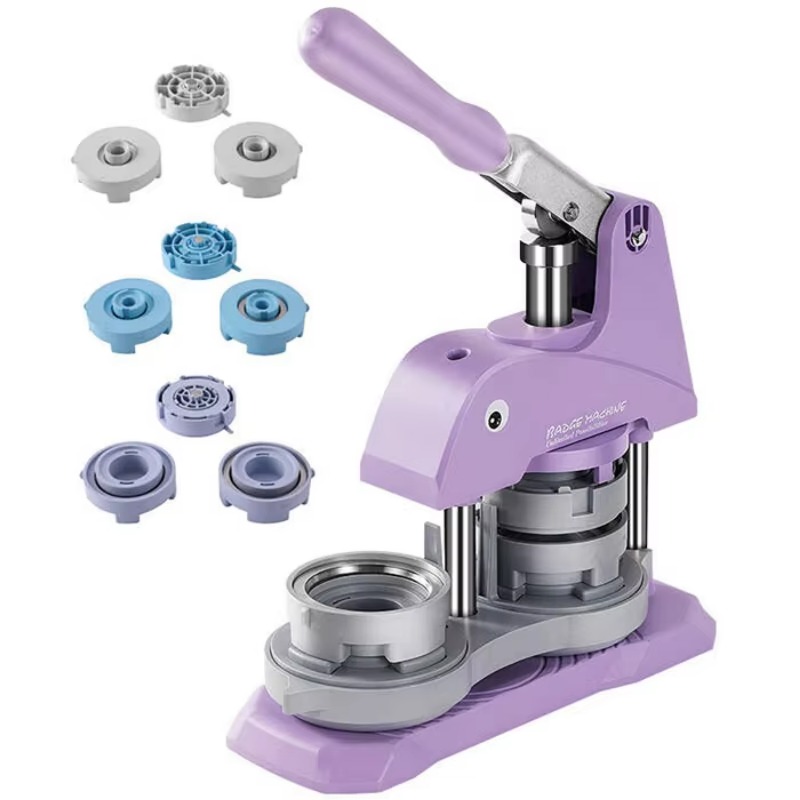 Purple 25MM 32MM 58MM Metal Ti - Pin Button Badge recension och pris