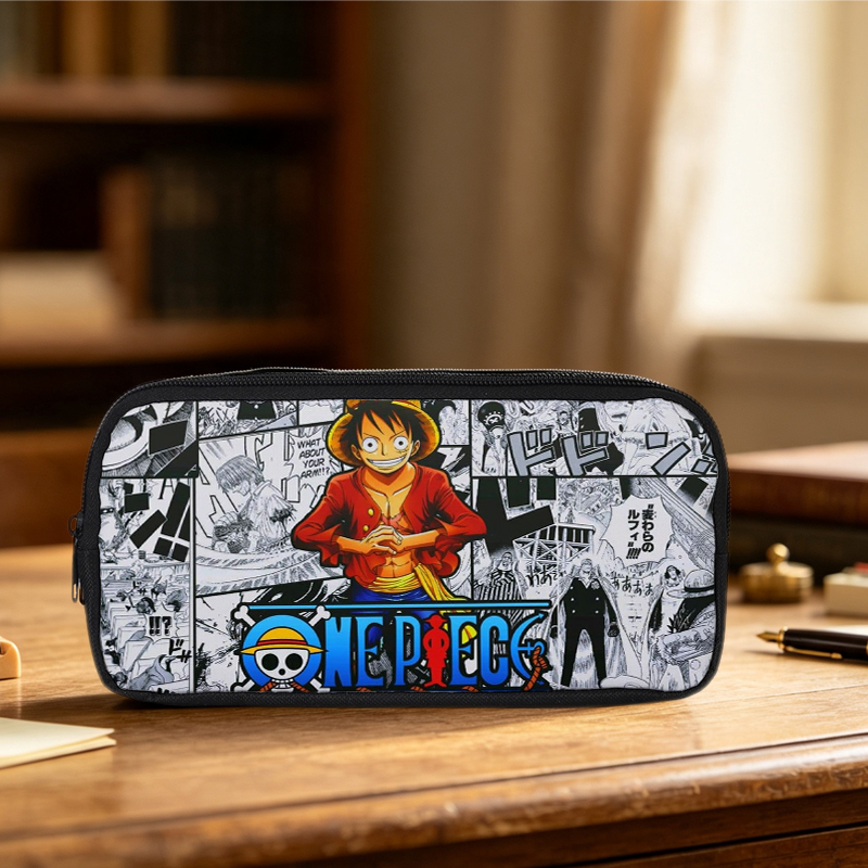 Anime Luffy Cancas Student Pen - Manga Storage Box recension och pris