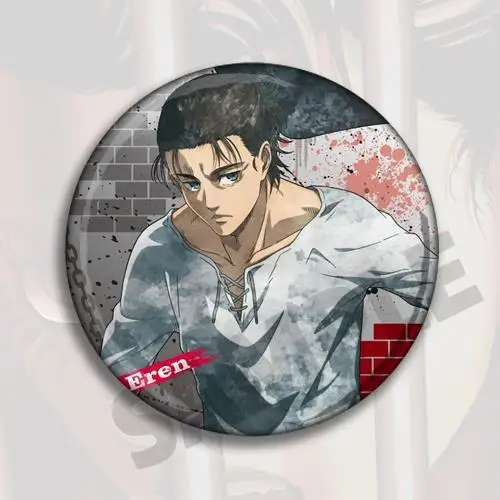 Attack on Titan Anime Merch Ba - Pin Button Badge recension och pris