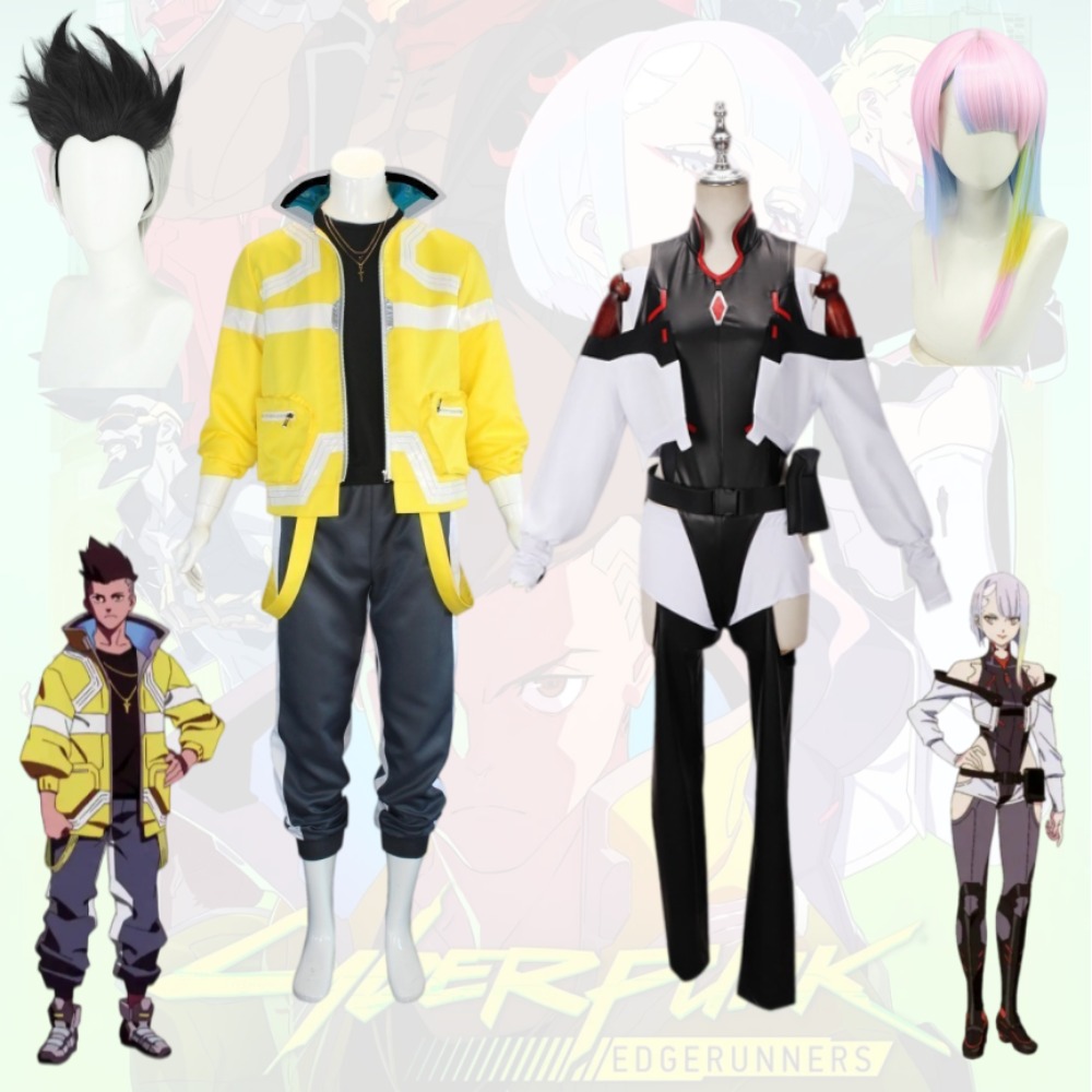 Cyberpunk: Edgerunners David L - Cosplay Wig Colored recension och pris