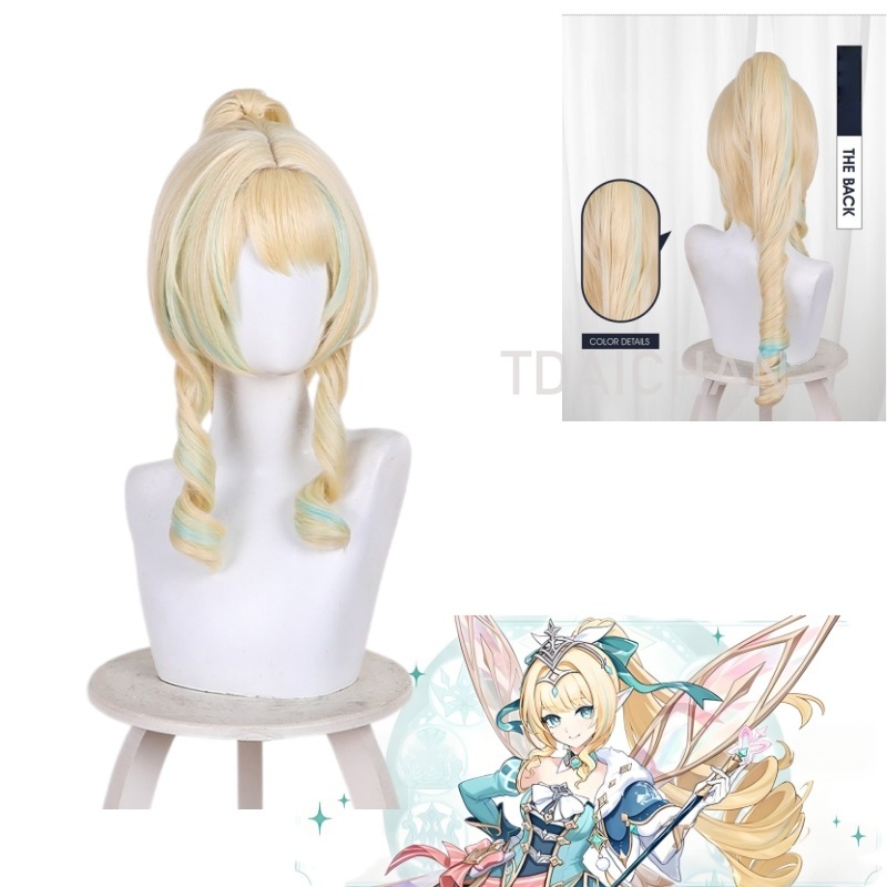 New Genshin Impact Vesna Cospl - Cosplay Wig Colored recension och pris